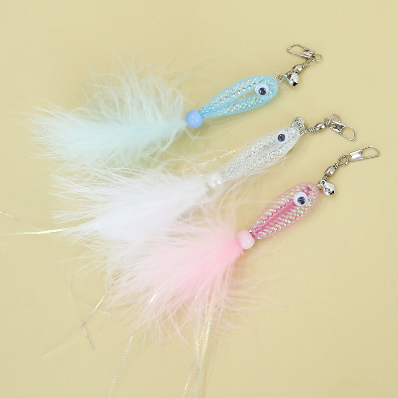 Pet Supplies Fish - 2/3개입 랜덤 색상 고양이 장난감 막대,