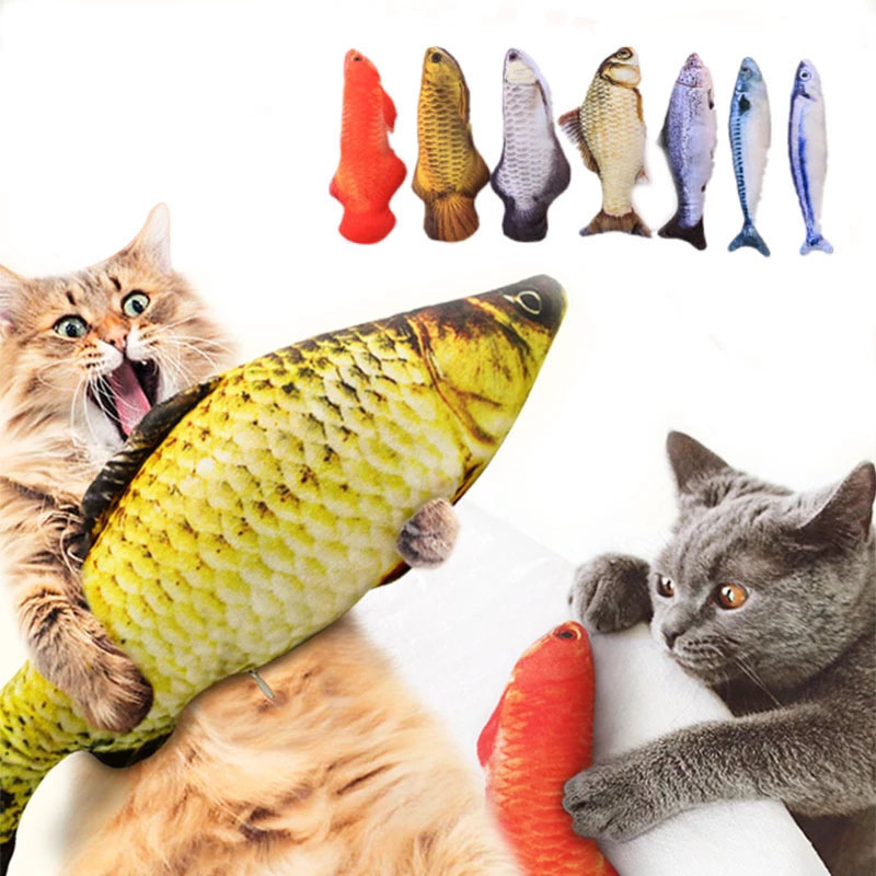 Pet Supplies Fish - 애완 고양이 장난감 물고기 모양 고양이