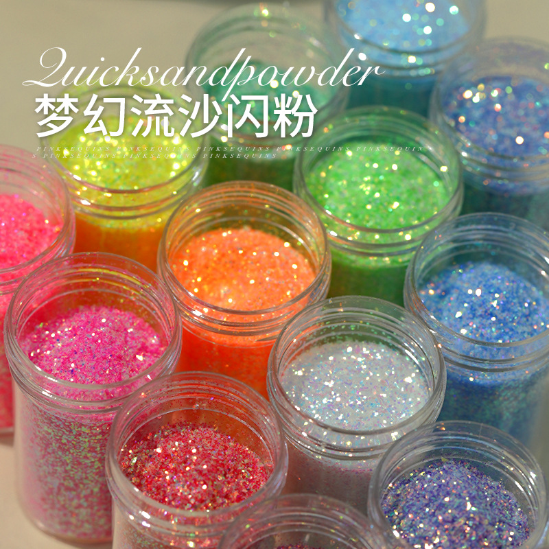 Pet Supplies In Bulk - 무지개 빛깔 벌크 글리터 네일 파우더,