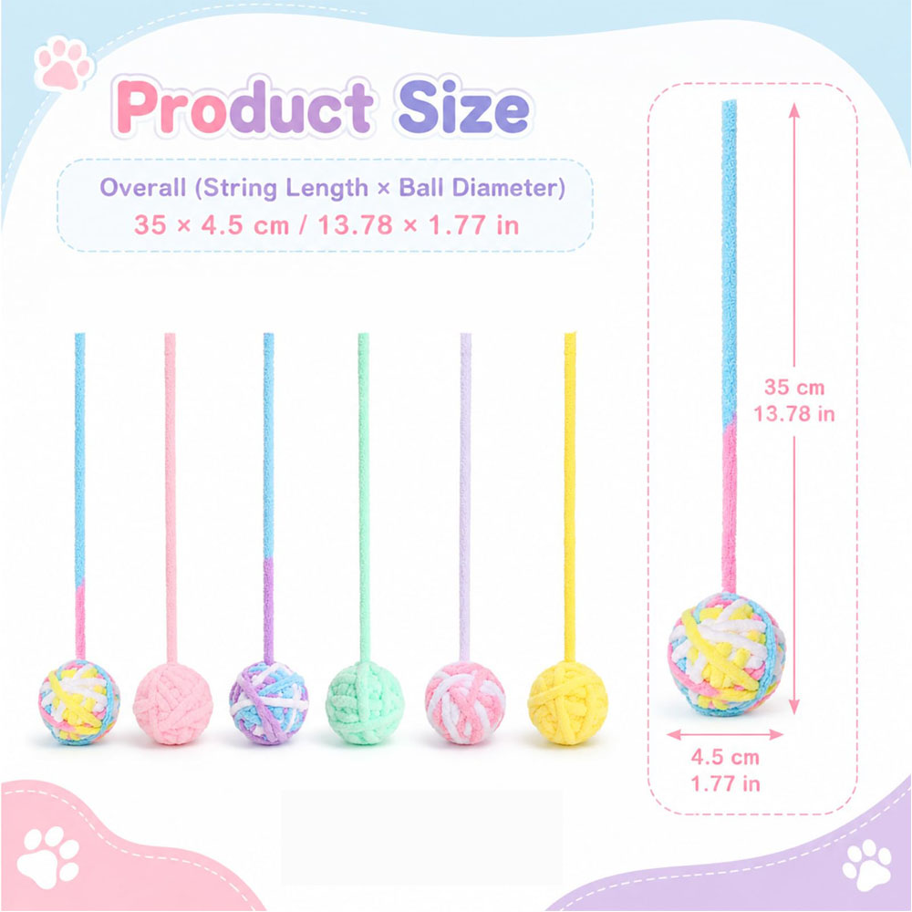 고양이 장난감 공, 양모실 고양이 공, 벨이 달린 인터 - Interactive Cat Toy 리뷰 및 가격