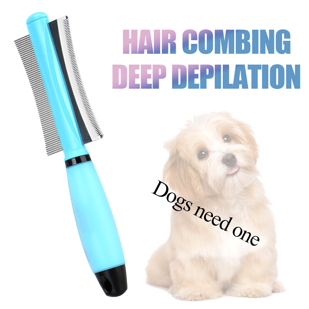 양면 고양이 손질 도구 애완 동물 머리 빗 긴 작은 머 - Pet Supplies Dropshipping 리뷰 및 가격