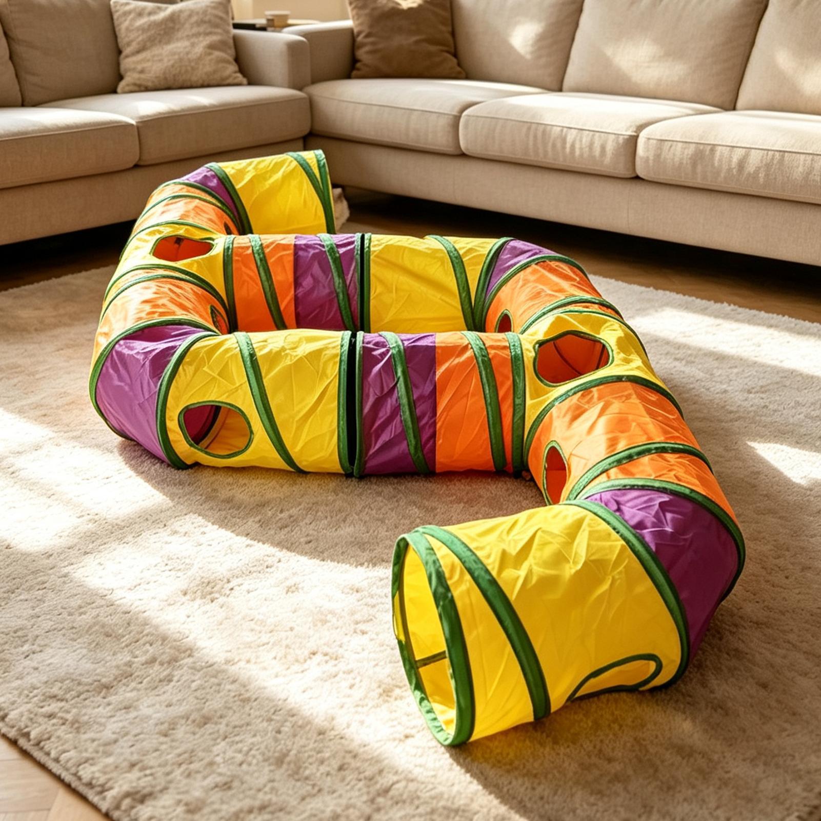 고양이 터널 무지개 인터랙티브 엔터테인먼트 장식 애완동 - Interactive Cat Toy 리뷰 및 가격