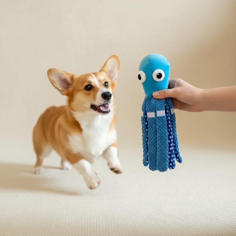 문어 모양 삑삑이 애완동물 장난감, 무취, 물림 방지, - Interactive Cat Toy 리뷰 및 가격