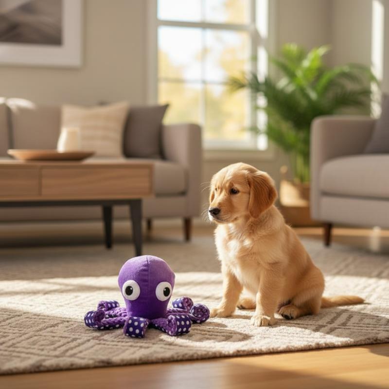 문어 모양 삑삑이 애완동물 장난감, 무취, 물림 방지, - Interactive Cat Toy 리뷰 및 가격
