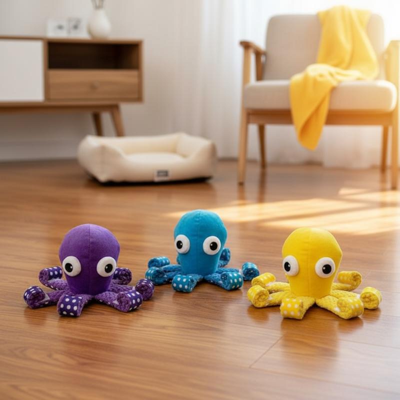 문어 모양 삑삑이 애완동물 장난감, 무취, 물림 방지, - Interactive Cat Toy 리뷰 및 가격