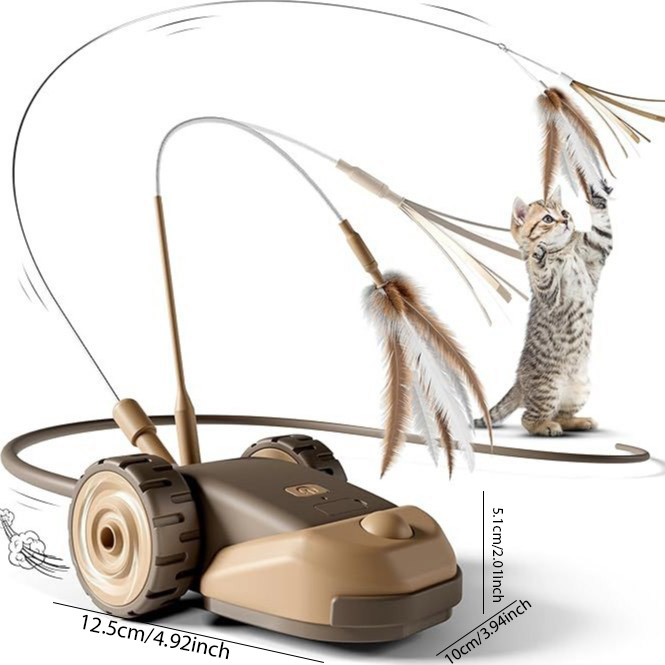 듀얼 속도 인터랙티브 고양이 장난감 자동차, 실내 고양 - Interactive Cat Toy 리뷰 및 가격