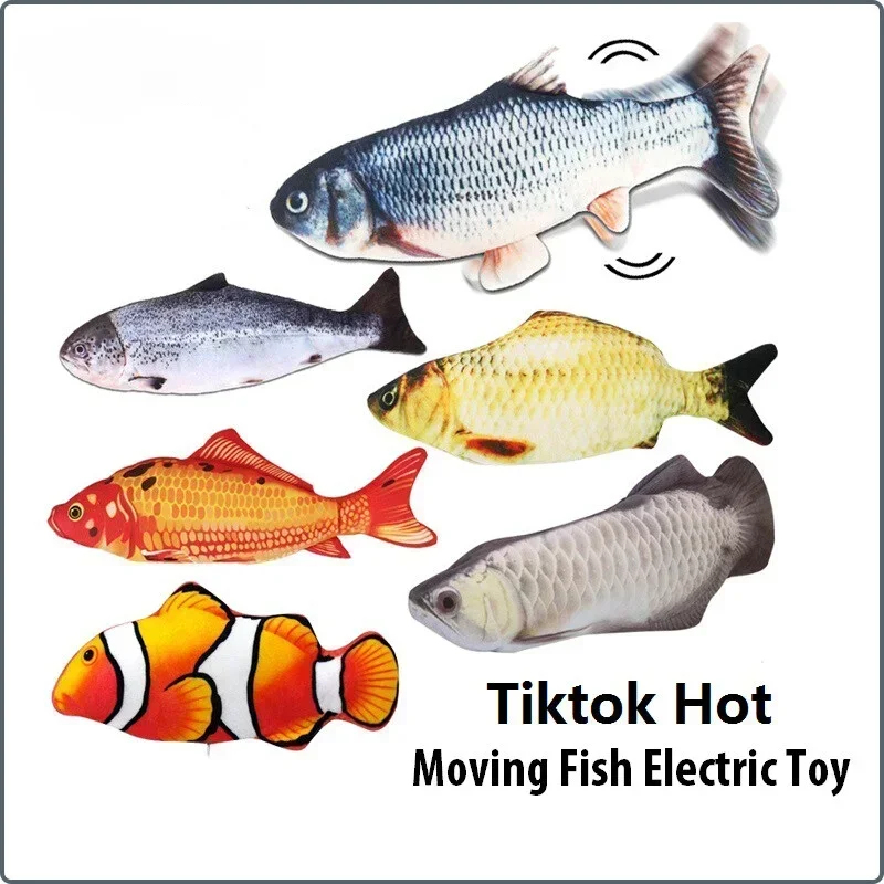 애완 고양이 장난감 시뮬레이션 전기 물고기 내장형 충전 - Interactive Cat Toy 리뷰 및 가격