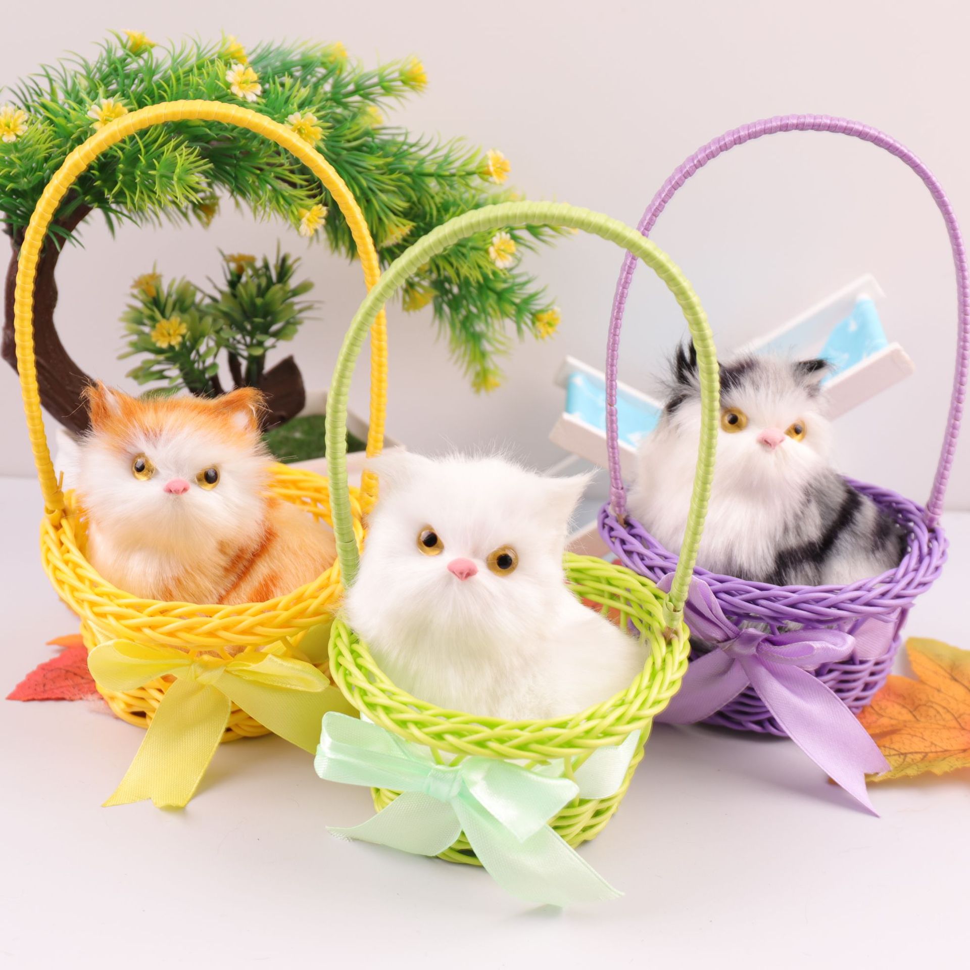 어린이용 시뮬레이션 핸드헬드 바구니 고양이 장난감 모델 - Interactive Cat Toy 리뷰 및 가격