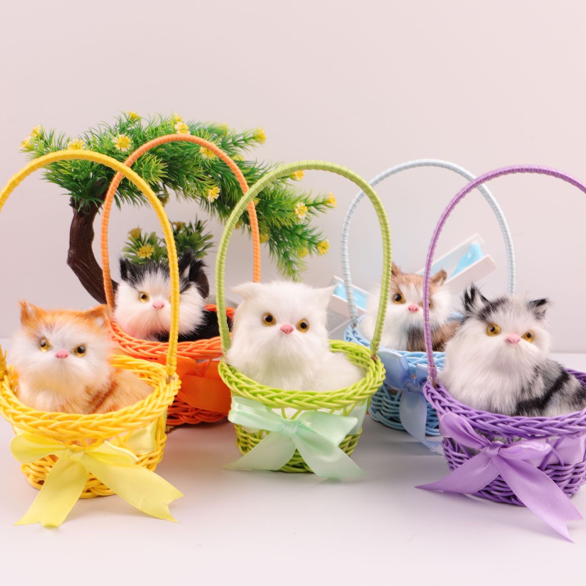 어린이용 시뮬레이션 핸드헬드 바구니 고양이 장난감 모델 - Interactive Cat Toy 리뷰 및 가격