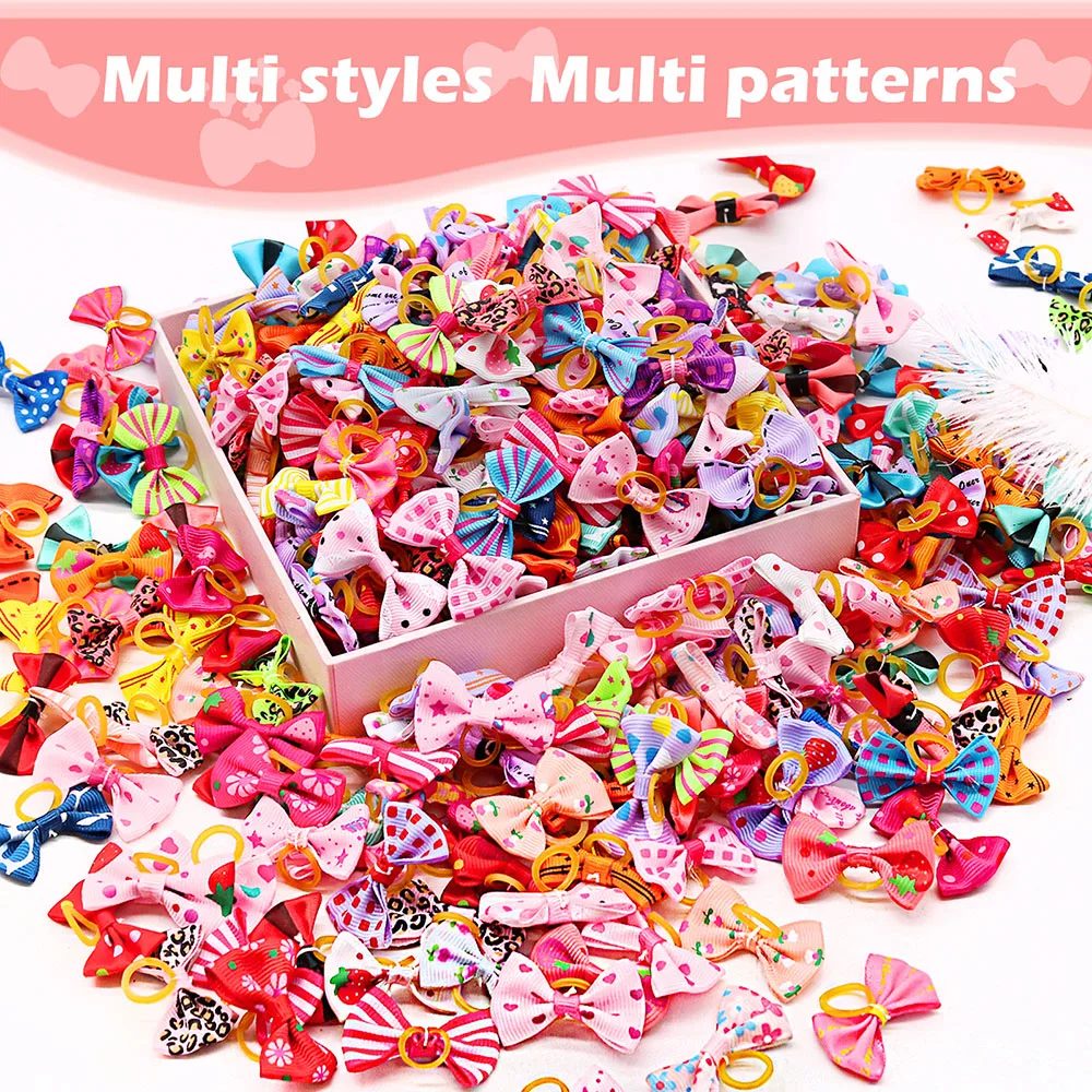 고무 밴드와 50PCS 개 활 개와 고양이를위한 수제  - Pet Supplies In Bulk 리뷰 및 가격
